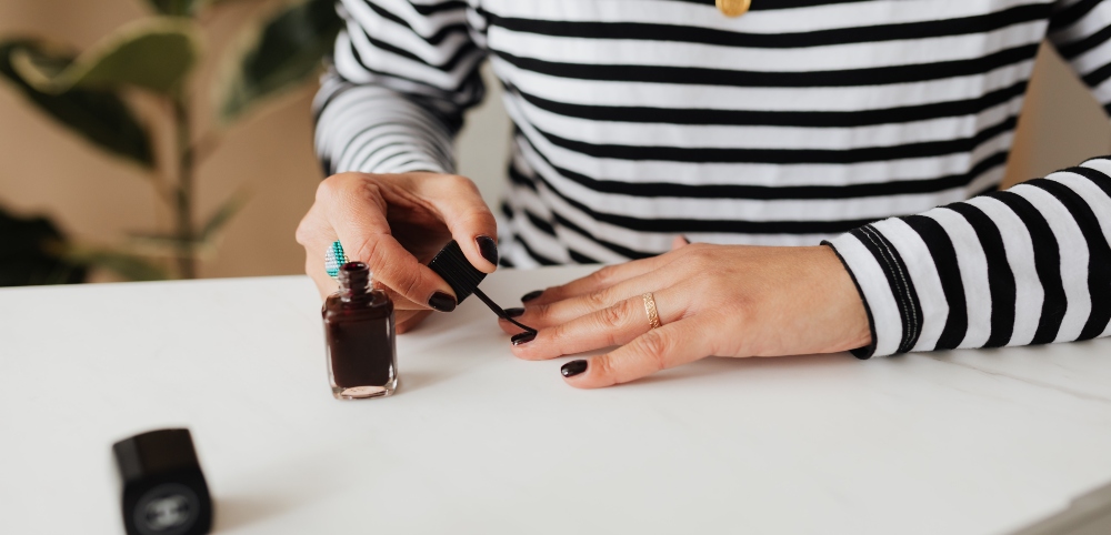 Eco-friendly nail care routine